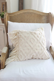 Chenille Pillow Cover Natural