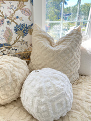 Chenille pillow cover