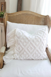 Chenille Pillow Cover White