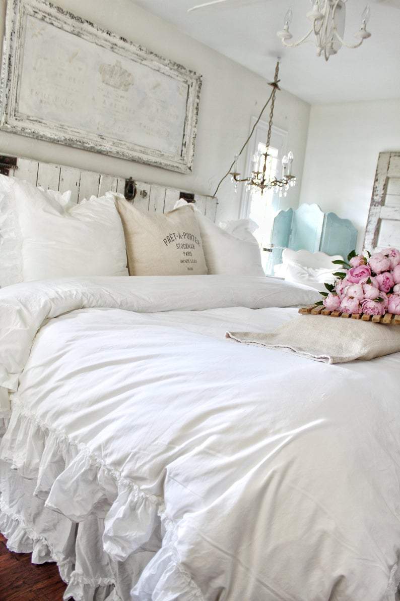 Ruffle Duvet Cover | Shabby Chic Decor: Simply French Market